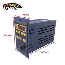 주파수변환기 가정용주파수변환기 220V 0.4KW 400W 단상 입력 3 상 출력 주파수 인버터 미니 ac 모터 드라, 한개옵션1, 한개옵션0