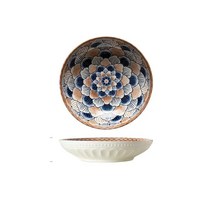 니치유 일본 그릇 식기 접시 21cm, DX2, 1개