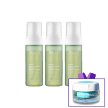 제주온 풋귤 모닝 버블 클렌저 폼 아침 세안 비건 천연 계면 활성제 화장품 울금 병풀 히알루론산 촉촉한 클렌저 보습 민감성 모공 유수분 밸런스, 3개(추가할인+사은품)