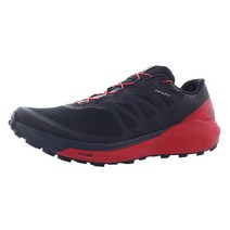 Salomon Sense Ride 4 트레일 러닝화 남성용 블랙/고지 베리/팬텀 10 블랙/구지 베리/팬텀
