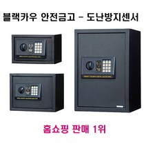 디지털 안전 금고 충격센서 5중보안 미니멀사이즈 (중), 소