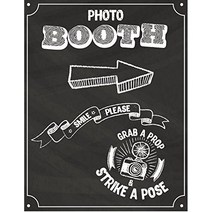 MP Printing Photo Booth Prop Sign Perfect for Weddings Parties and Events Vintage Look., 1