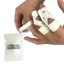 [주짓수여자도복] 에스컴바인 스포츠 손가락 테이프 10개세트 주짓수 유도 클라이밍 크로스핏 배구, 흰색 10p