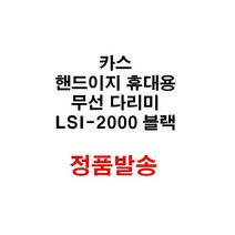 카스 핸드이지 휴대용 무선 다리미 LSI-2000 블랙 가정용 여행용 살균 소독 와이셔츠