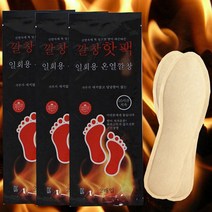 겨울 야외 산행 군용 발열 온열 신발 깔창 핫팩 10개, 남성용10개 (250)