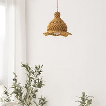 마크라메 조명갓 전등갓 인테리어 제작 DIY 키트, 카멜