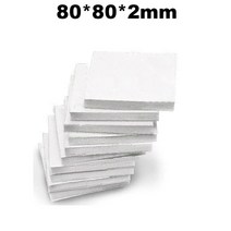 에바폼 EVA폼 압축스펀지 스티로폼 폼보드제작 스치로폼 10100pcs 양면 테이프 초강력 자기 접착 EVA 폼 스티커 패드 사각형 원형 헤비 듀티 장착 다중 크기, 62.White  80x80x2mm - 20PCS -