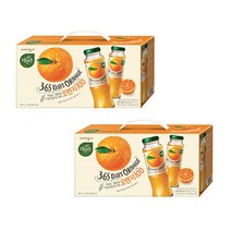 [웅진] 자연은 오렌지병 180ml x 24병 꼬마병 병주스 병음료