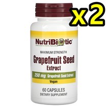 뉴트리바이오틱 자몽씨 추출물 250mg 60캡슐 2개