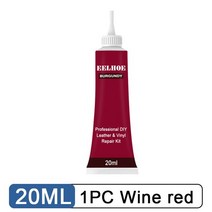 가죽소파 가죽 시트 셀프복원20ml 가죽 수리 페이스트 자동차 좌석 소파 스크래치 크랙 코트 신발 가방, 04 1PC Wine red