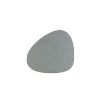 LINDDNA 린드디엔에이 테이블 매트 커브 스몰 누포 24x28cm 올리브그린