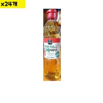 식자재 도매 2배사과식초 백설 500ml x24개, 24개