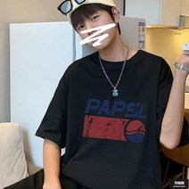 가바바 남성 반팔 트레이닝복 세트 톡 쏘는 포인트 준 오버핏 여름 트레이닝복 세트 G62670