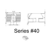 10 pcs T 슬롯 너트 M3 M4 M5 M6 M8 해머 슬라이딩 헤드 3D 프린터 부품 패스너 커넥터 2020 3030 4040 알, 03 TYPE C_01 M3