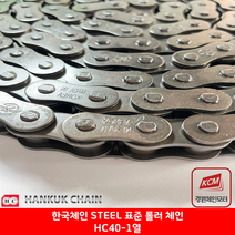 한국체인공업 표준 산업용롤러체인 1열 HC40-1(3M)
