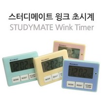 스터디메이트 2020 윙크 타이머 초시계 스톱워치 알람 무음 라이팅 수험생 필수품, 민트