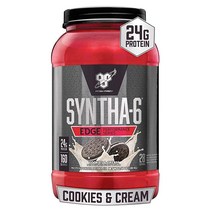BSN 신타 6 엣지 프로틴 파우더 48회분 쿠키 앤 크림, 28 Servings (Pack of 1), Cookies Cream