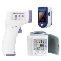 맥박 산소 농도계 손가락 혈액 Tonometer 혈압 모니터 디지털 Oximeters 포화, 01 3PCS