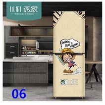 Weijia 원피스 캐릭터 냉장고 에어컨 리폼 인테리어 시트지 13종, 06