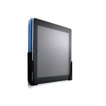 도켐의 코알라 태블릿 벽걸이: iPad 태블릿 스마트폰 및 eReader(크롬 도금 플라스틱)용 범용 접착제 벽면 도크, Black