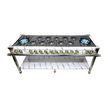 오즈테크 업소용 가스렌지 1800 양타 간택기 친환경 세라믹 버너 LPG LNG 화구, 1세대 세라믹화구, 고급B타입, LNG(도시가스)