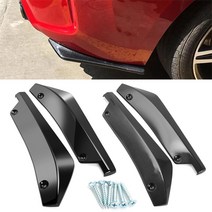 혼다 시빅 어코드 XR V CR Z CRV HRV City Legend Jazz Fit 용 자동차 리어 범퍼 립 디퓨저 스플리터|Bumpers|, 1개, Black, 단일