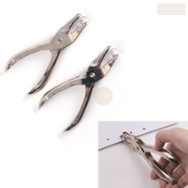 1공 A4 용치 펀치 기계 종이 구멍뚫는도구 펀칭기 펀치기 1구 타공기, 6mm