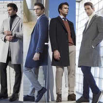 [워모(LUOMO)] (워모) 22FW 프리미엄 캐시미어울 혼방 패디드 체스터 코트