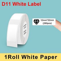 님봇 라벨기 b21 네임스티커기계Niimot D11 빛나는 인쇄 레이블 NIIMOT 메이커에 대 한 13*35mm 0ps 접착제, 03 White l 01