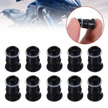 휠 너트 오토바이 앞유리 앰프 윈드 디플렉터 10pcs m5x16mm 나사 검정색 m5 고무 너트 네오프렌 세트 5mm, 한개옵션0