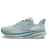 HOKA ONE ONE 남성용 클리프톤 9 러닝화 다목적 경량 통기성 쿠션 쇼크
