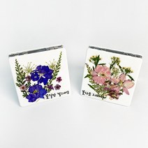 (TD) (집콕) 압화 정사각거울 만들기-1인세트, 단품