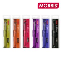 모리스 스타플로 3색 볼펜 0.7mm 낱개 / 다색 볼펜 / 부드러운 필기감 / 선명한 컬러 / 하이브리드 팁 / 부드러운 노크 버튼 / 독특한 헤더 디자인, Raspberry Red (라즈베리 레드)