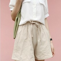 마녀의생활 여성용 면 4부 바지