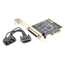 PCI-E RS-232 카드 PCIE에서 4 개의 직렬 RS232 9 핀 어댑터 확장 카드 AX99100, 보여진 바와 같이, 하나