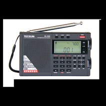 Tecsun PL-330 휴대용 스테레오 라디오 고성능 디지털 튜닝 단파 단일 측 파대 라디오 리튬 배터리 포함 I3-011, 검정