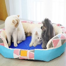 반려동물 강아지쿨매트 고양이 쿨방석 여름 매트, 라임 M, wltn406 라임_M