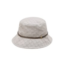 23FW [DAKS] [DD가죽스트랩] 아이보리 가죽스트랩 버킷햇 DBHE3F722IV