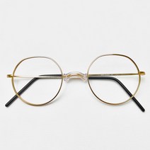 엉클스 새들노즈 코받침없는 다각 베타티타늄 다각형 안경테