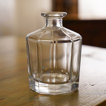 십각병 200ml 디퓨저용기 유리 디퓨져병 인테리어 소품 미니 한송이 꽃병, 블랙