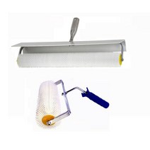 스파이크로라 250mm 500mm 750mm 스파이크 길이(11mm 21mm 31mm) 우레탄 에폭시 바닥면 방수작업 기포제거 수평레벨링, 250-21mm