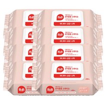 비앤비 자몽식초를담은 유아용품 소독티슈 60매, 8개입