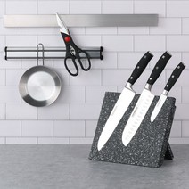 fking 마그네틱 칼보관함 칼꽂이 보관 거치대, 풀스텐 자석 칼꽂이 40cm