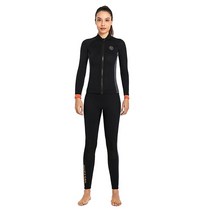 머맨슈트 습식잠수복 모자 조끼 3mm 네오프렌 다이빙 슈트 남성과 여성 자켓 전문 카이트 서핑 의류 바지, 06 Womens Jaket W Pant_03 M