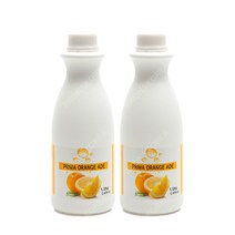 쥬피터 오렌지 농축에이드 1.12kg X 2개 음료베이스 원액(유통기한 23.2.14)