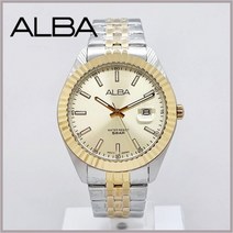 삼정시계 정품 ALBA 세이코 알바 남성 메탈시계 (골드콤비) AS9J96X1