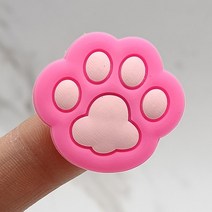 파티소품 파티가랜드 고양이 개 발 pvc 신발 버클 액세서리 diy 동물 발 신발 장식 ibz crocs charms party gift, c