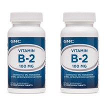 GNC 지엔씨 비타민 B2 100mg 100베지정 2팩