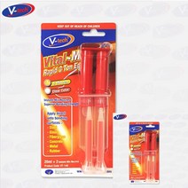 4분 주사기 투명 에폭시 접착제 노즐형 25ML 금속접착제 타일접착제