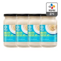 CJ 백설 베이컨까르보나라 파스타소스 355gX 4개 2208326, 355g